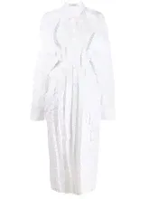 Nina Ricci платье-рубашка со сборками-0