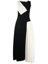 Nina Ricci платье с контрастными вставками-0
