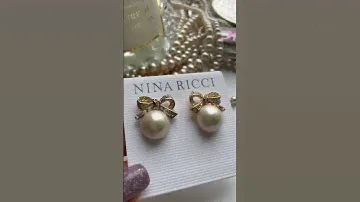 Серьги Нина Риччи матовые