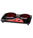 Плитка инфракрасная RICCI RIC-3206, 1200Вт, 2 конф., черный матовый