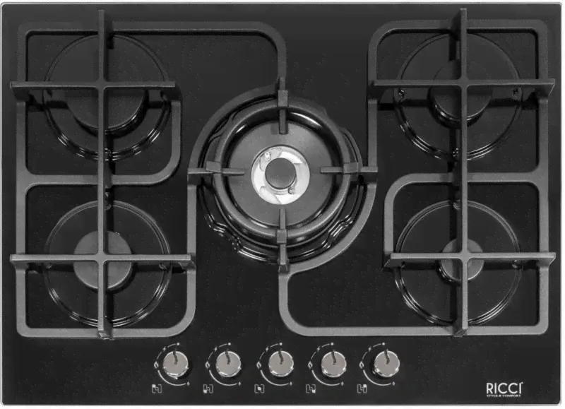 Варочная поверхность RICCI RGN-ST5006BL черный