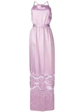 вечернее платье с блестящей отделкой Nina Ricci