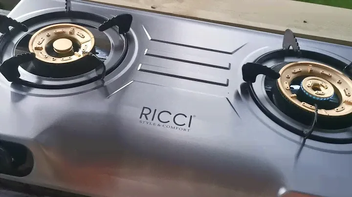 Газовая настольная плита Ricci RGH-702C, серебристый