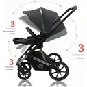 Коляска Sweet Baby 2в1 Ricci City Grey