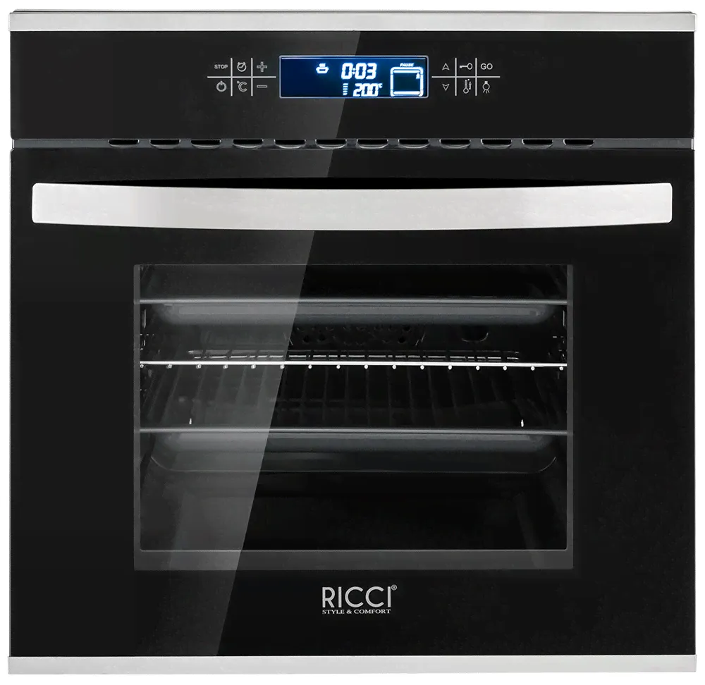Встраиваемый электрический духовой шкаф Ricci REO 680 IX-0