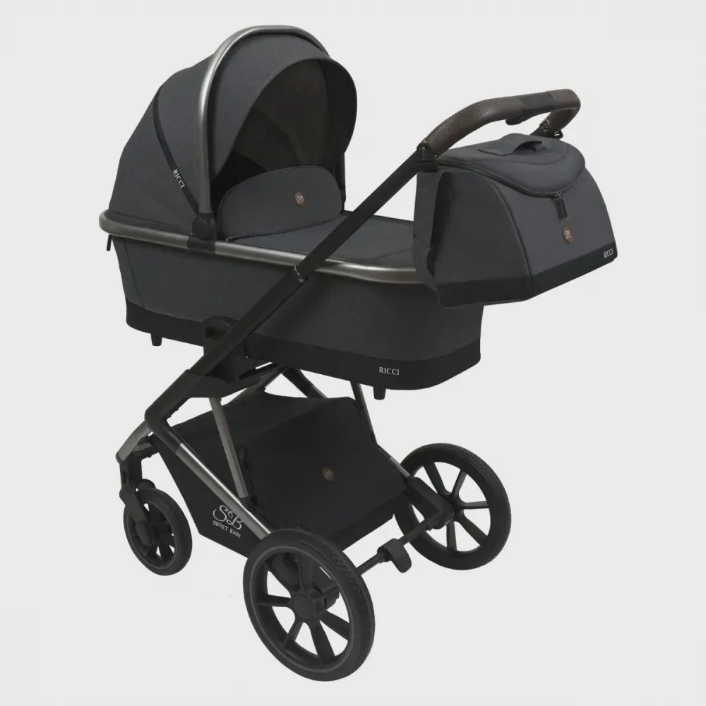 Коляска 2 в 1 Sweet Baby Ricci, цвет steel grey-0