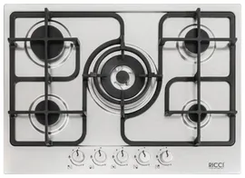 Газовая варочная панель RICCI RGN-ST5003IX
