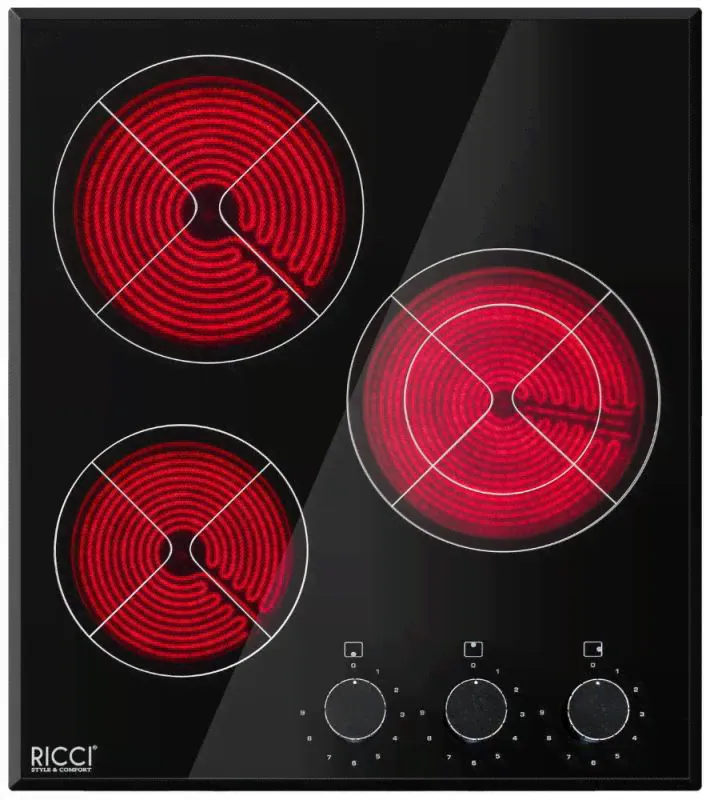 Варочная поверхность RICCI DTL-D35003B черный-3