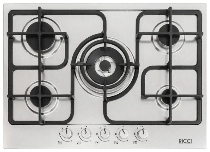 Газовая варочная панель RICCI RGN-ST5003IX