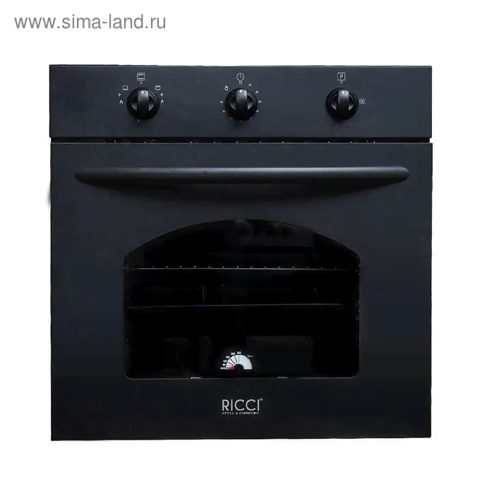 Духовой шкаф Ricci RGO-610BL, черный-0