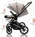 Trans Baby Коляска Sweet Baby 2в1 Ricci Capuccino коляски