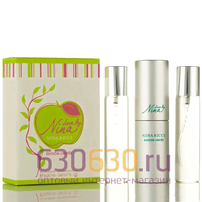 Nina Ricci "Love by Nina " 3 х 20 ml