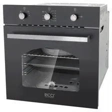 Встраиваемый газовый духовой шкаф Ricci RGO-611 BL